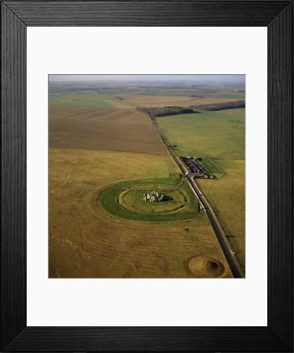 Framed Print : Aerial image of Stonehenge, prehistoric monument and stone circle, UNESCO World Heritage Site Framed Print : Aerial image of Stonehenge, prehistoric monument and stone circle, UNESCO World Heritage Site