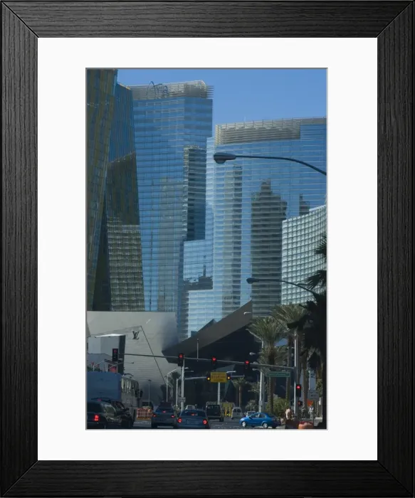 Framed Print : City Center, Las Vegas, Nevada, United States of America, North America Framed Print : City Center, Las Vegas, Nevada, United States of America, North America