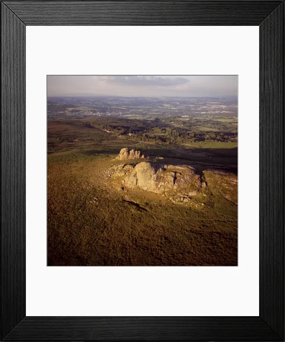 Framed Print : Aerial image of Haytor (Hay Tor) and Haytor Rocks, granite rock outcrop Framed Print : Aerial image of Haytor (Hay Tor) and Haytor Rocks, granite rock outcrop