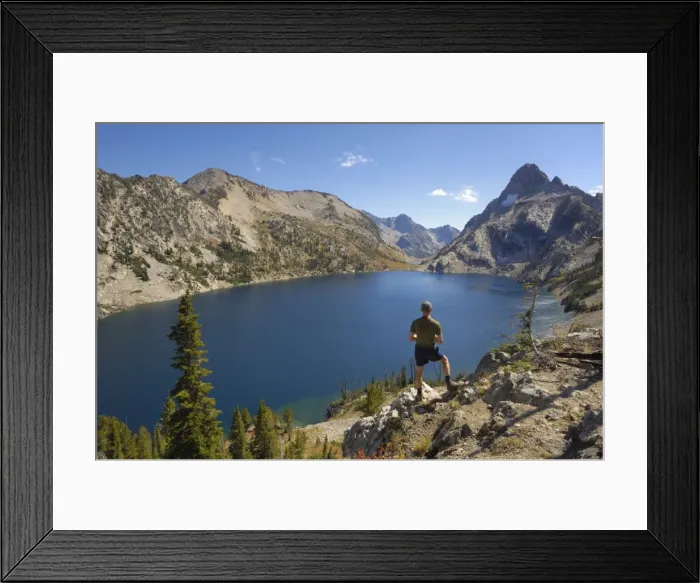 Framed Print : Sawtooth Lake, Sawtooth Mountains, Sawtooth Wilderness, Sawtooth National Recreation Area Framed Print : Sawtooth Lake, Sawtooth Mountains, Sawtooth Wilderness, Sawtooth National Recreation Area