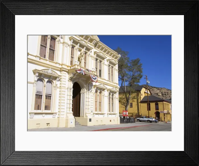 Framed Print : Virginia City Courthouse, Virginia City, Nevada, United States of America, North America Framed Print : Virginia City Courthouse, Virginia City, Nevada, United States of America, North America