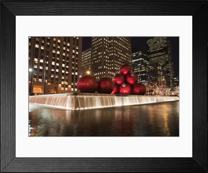 Framed Print : New York City at night, New York, United States of America, North America Framed Print : New York City at night, New York, United States of America, North America