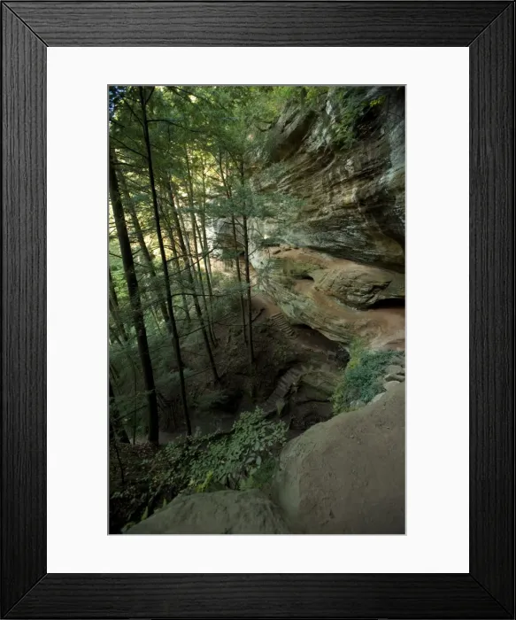 Framed Print : Hocking Hills State Park, Ohio, United States of America, North America Framed Print : Hocking Hills State Park, Ohio, United States of America, North America
