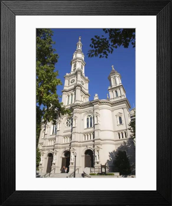 Framed Print : Cathedral of the Blessed Sacrament in downtown Sacramento, California, United States of America Framed Print : Cathedral of the Blessed Sacrament in downtown Sacramento, California, United States of America