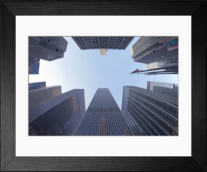 Framed Print : Financial district of Sixth Avenue, Manhattan, New York City, New York Framed Print : Financial district of Sixth Avenue, Manhattan, New York City, New York