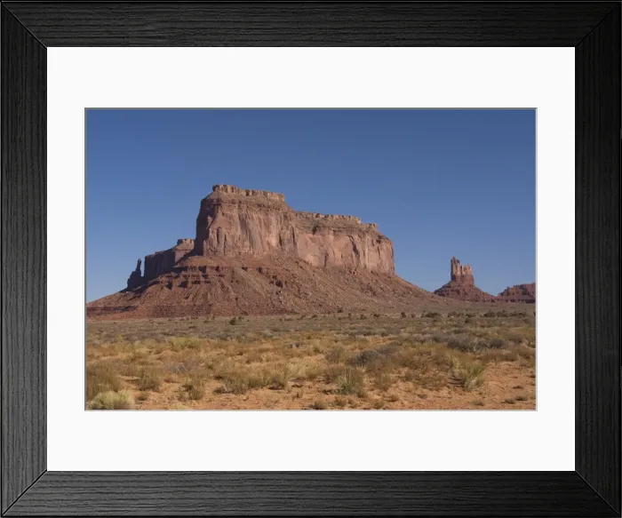Framed Print : A massive butte adjacent to Monument Valley Navajo Tribal Park, Arizona Framed Print : A massive butte adjacent to Monument Valley Navajo Tribal Park, Arizona
