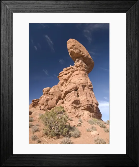 Framed Print : Balanced Rock, Arches National Park, Utah, United States of America, North America Framed Print : Balanced Rock, Arches National Park, Utah, United States of America, North America