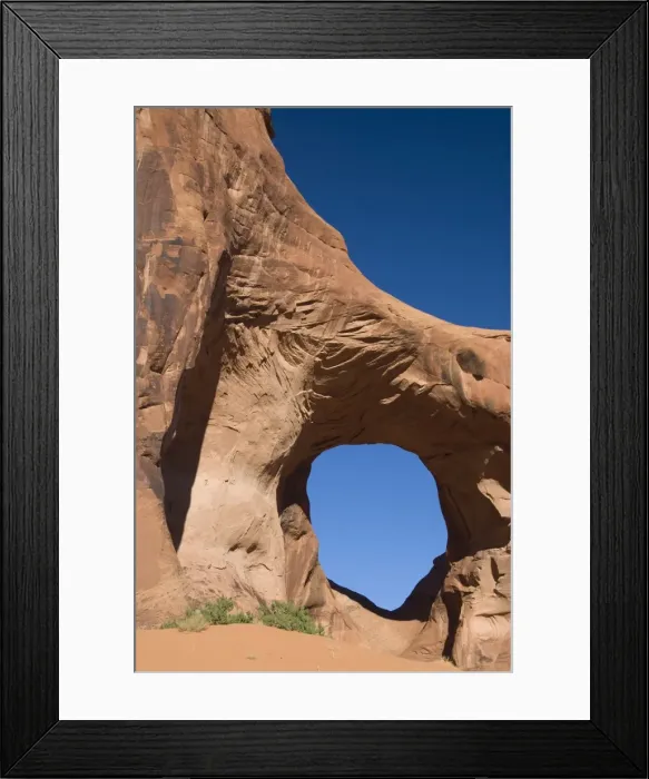 Framed Print : Ear of the Wind Arch, Mystery Valley, Monument Valley Navajo Tribal Park Framed Print : Ear of the Wind Arch, Mystery Valley, Monument Valley Navajo Tribal Park