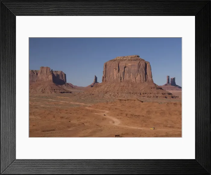 Framed Print : View from John Fords Point Overlook with Merrick Butte closest right Framed Print : View from John Fords Point Overlook with Merrick Butte closest right