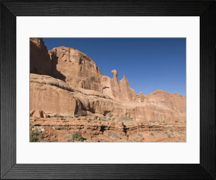 Framed Print : Park Avenue, Arches National Park, Utah, United States of America, North America
