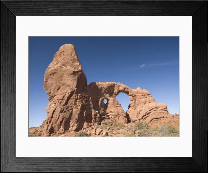 Framed Print : Turret Arch, Arches National Park, Utah, United States of America, North America
