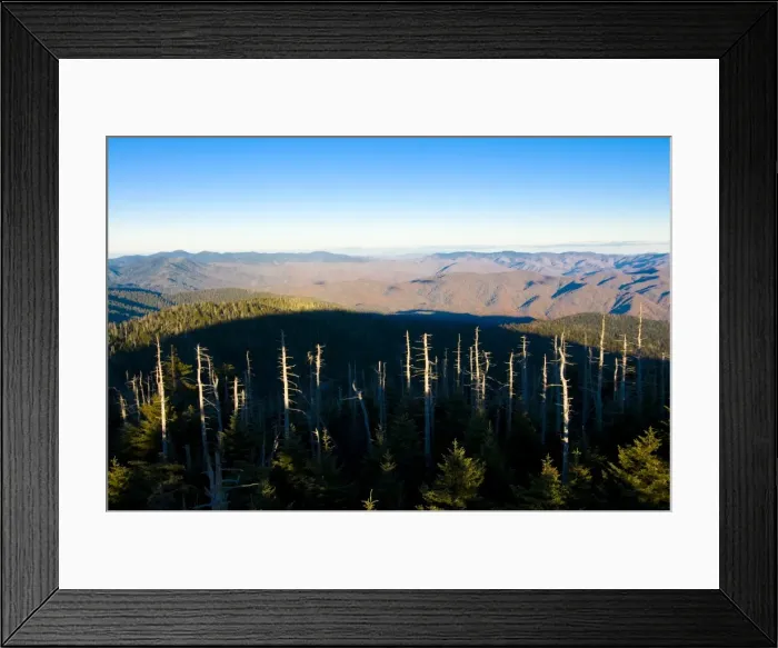 Framed Print : View over the Great Smoky Mountains National Park, UNESCO World Heritage Site Framed Print : View over the Great Smoky Mountains National Park, UNESCO World Heritage Site