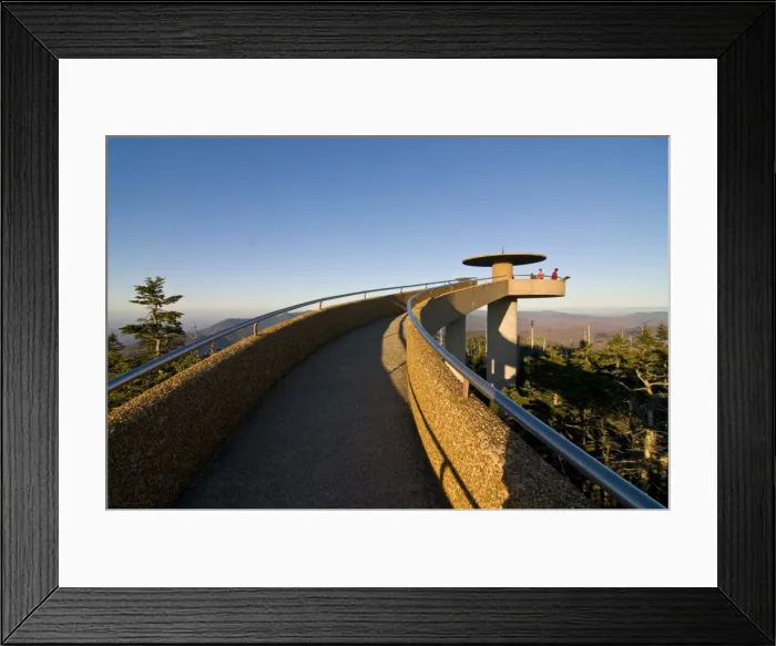Framed Print : Viewpoint on top of the Great Smoky Mountains National Park, UNESCO World Heritage Site Framed Print : Viewpoint on top of the Great Smoky Mountains National Park, UNESCO World Heritage Site
