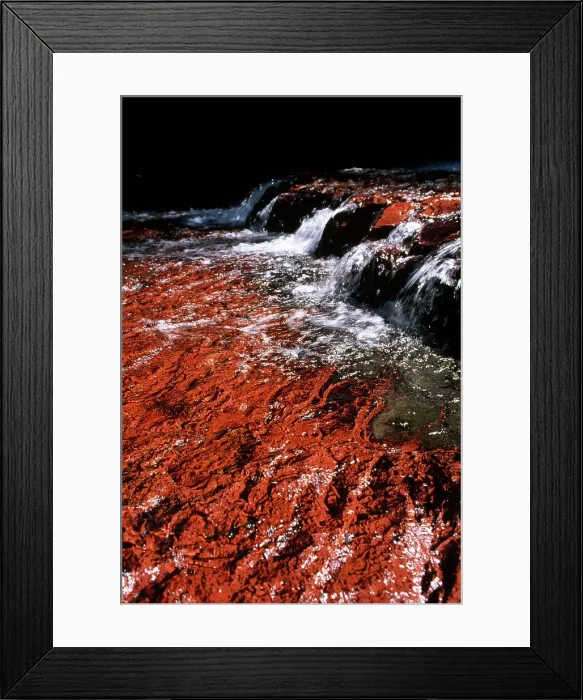 Framed Print : Quebrada de Jaspe, Jasper Rock Waterfall, Gran Sabana, Venezuela, South America Framed Print : Quebrada de Jaspe, Jasper Rock Waterfall, Gran Sabana, Venezuela, South America