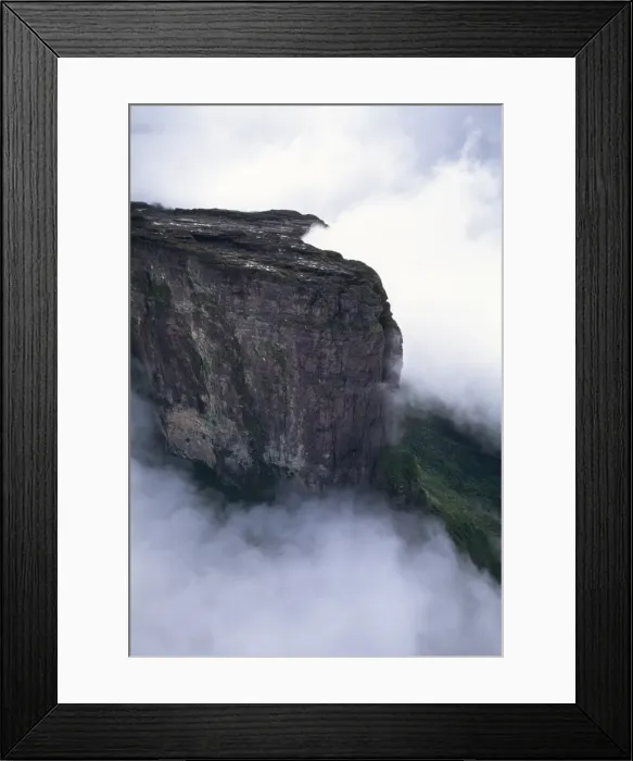 Framed Print : Aerial image of tepuis showing Mount Kukenaam (Kukenan) (Cuguenan), Venezuela Framed Print : Aerial image of tepuis showing Mount Kukenaam (Kukenan) (Cuguenan), Venezuela