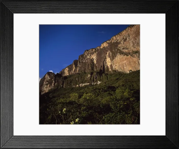 Framed Print : Ascent ledge on southwest cliff, Mount Roraima (Cerro Roraima), Tepuis Framed Print : Ascent ledge on southwest cliff, Mount Roraima (Cerro Roraima), Tepuis