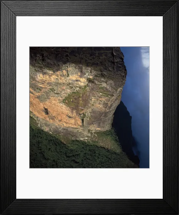 Framed Print : Aerial image of tepuis showing northern prow in the Guyanese sector of Mount Roraima Framed Print : Aerial image of tepuis showing northern prow in the Guyanese sector of Mount Roraima