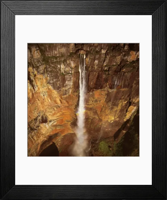 Framed Print : Aerial image of Angel Falls and Mount Auyantepui (Auyantepuy) (Devils Mountain) Framed Print : Aerial image of Angel Falls and Mount Auyantepui (Auyantepuy) (Devils Mountain)