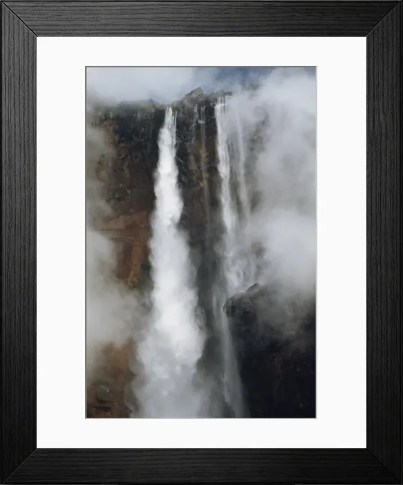 Framed Print : Aerial image of Angel Falls and Mount Auyantepui (Auyantepuy) (Devils Mountain) Framed Print : Aerial image of Angel Falls and Mount Auyantepui (Auyantepuy) (Devils Mountain)