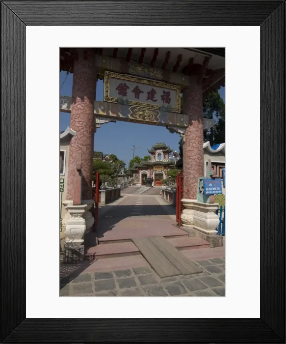 Framed Print : Entrance to the Assembly Hall of the Hainan Chinese Congregation, Hoi An Framed Print : Entrance to the Assembly Hall of the Hainan Chinese Congregation, Hoi An