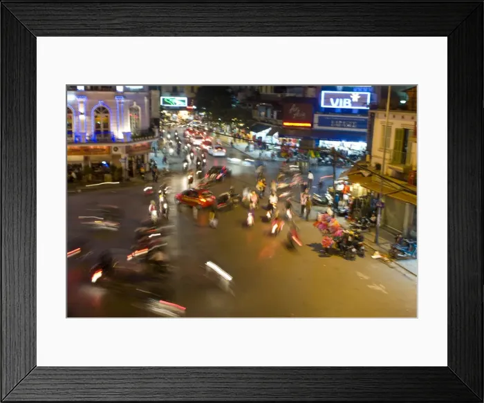 Framed Print : Busy traffic, Hanoi, Vietnam, Indochina, Southeast Asia, Asia Framed Print : Busy traffic, Hanoi, Vietnam, Indochina, Southeast Asia, Asia