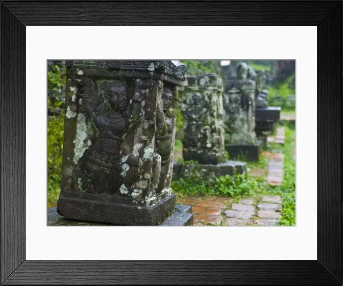 Framed Print : Cham carving, My Son Sanctuary, UNESCO World Heritage Site, Vietnam, Indochina Framed Print : Cham carving, My Son Sanctuary, UNESCO World Heritage Site, Vietnam, Indochina