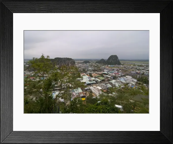 Framed Print : View from Marble Mountain, Vietnam, Indochina, Southeast Asia, Asia Framed Print : View from Marble Mountain, Vietnam, Indochina, Southeast Asia, Asia