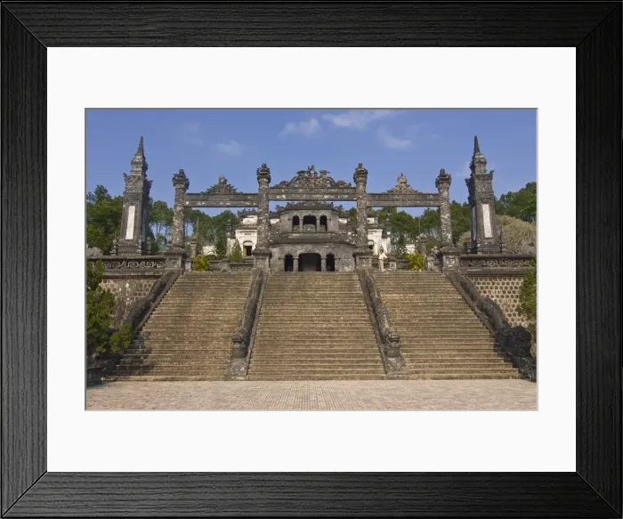 Framed Print : Entrance to tomb of Khai Dinh, Hue, Vietnam, Indochina, Southeast Asia, Asia Framed Print : Entrance to tomb of Khai Dinh, Hue, Vietnam, Indochina, Southeast Asia, Asia
