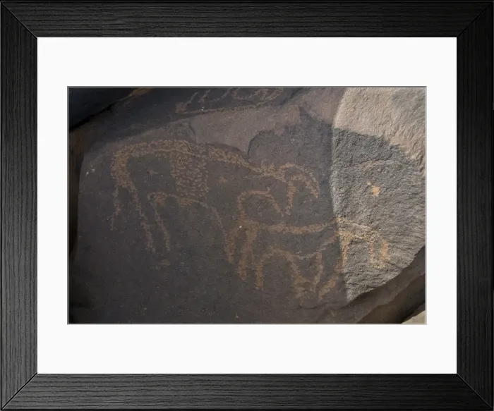 Framed Print : Old rock inscriptions in the Tassili n'Ajjer, Sahara, Southern Algeria, North Africa, Africa Framed Print : Old rock inscriptions in the Tassili n'Ajjer, Sahara, Southern Algeria, North Africa, Africa