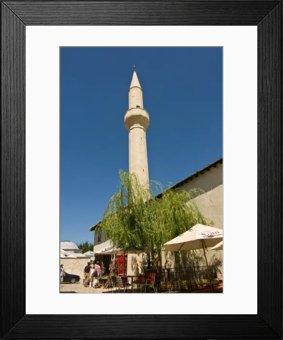 Framed Print : Minaret in the old town of Mostar, UNESCO World Heritage Site, Bosnia-Herzegovina, Europe Framed Print : Minaret in the old town of Mostar, UNESCO World Heritage Site, Bosnia-Herzegovina, Europe