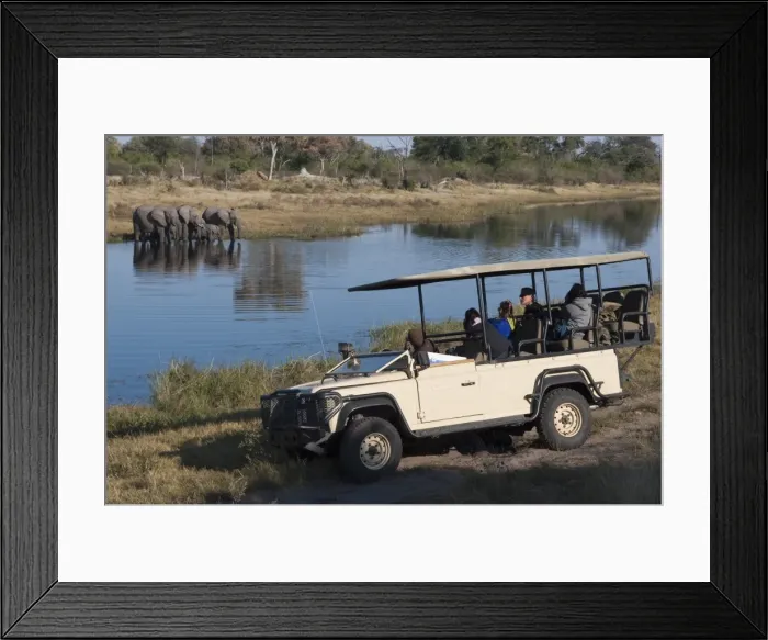 Framed Print : Savute Channel, Linyanti, Botswana, Africa Framed Print : Savute Channel, Linyanti, Botswana, Africa