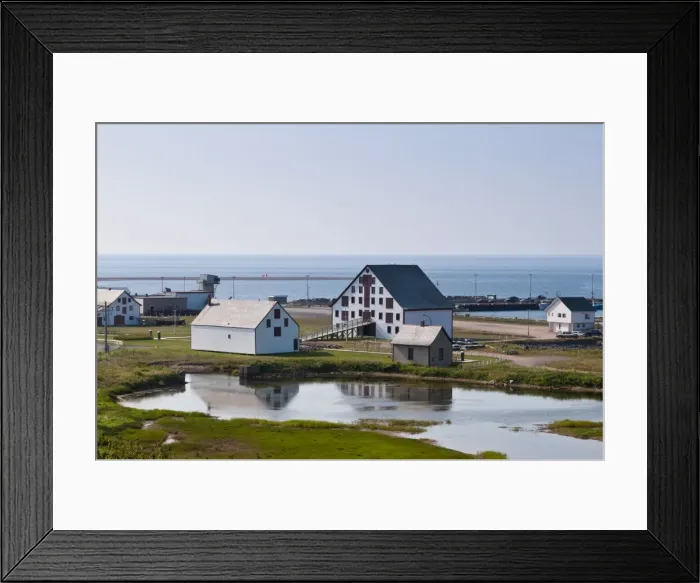 Framed Print : Banc-de-Peche-de-Paspebiac Historic Site, Paspebiac, Quebec, Canada, North America Framed Print : Banc-de-Peche-de-Paspebiac Historic Site, Paspebiac, Quebec, Canada, North America