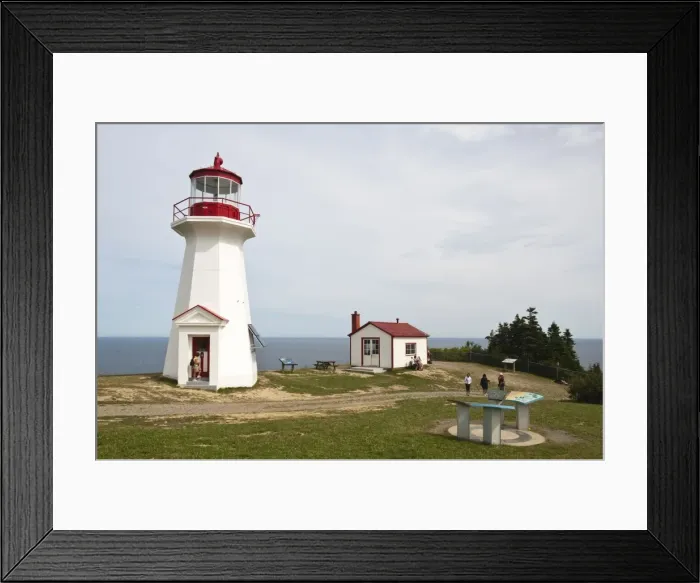 Framed Print : Cape Gaspe Lighthouse in Parc National du Canada Forillon (Forillon National Park) Framed Print : Cape Gaspe Lighthouse in Parc National du Canada Forillon (Forillon National Park)