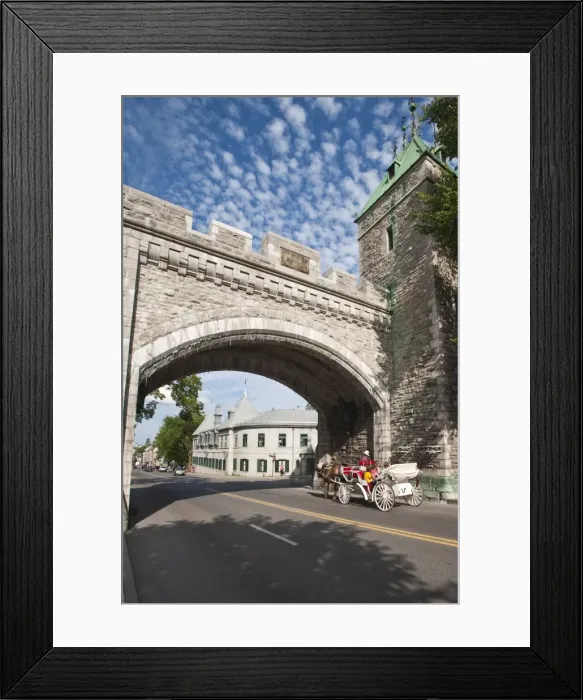 Framed Print : St. Louise Gate, Quebec City, Quebec, Canada, North America Framed Print : St. Louise Gate, Quebec City, Quebec, Canada, North America