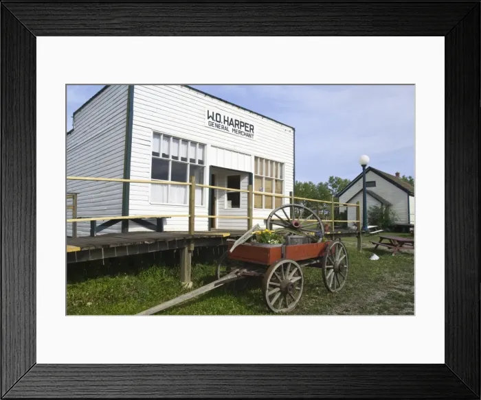 Framed Print : Old buildings at the Walter Wright Pioneer Village, British Columbia, Canada Framed Print : Old buildings at the Walter Wright Pioneer Village, British Columbia, Canada