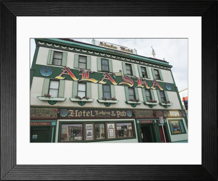 Framed Print : Alaska Hotel, Dawson Creek, British Columbia, Canada, North America Framed Print : Alaska Hotel, Dawson Creek, British Columbia, Canada, North America