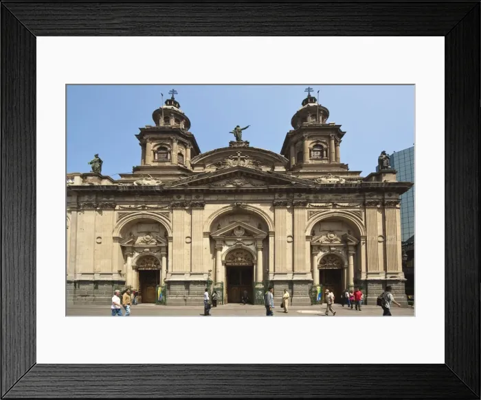 Framed Print : The Metropolitan Cathedral dating from 1745, Plaza de Armas, Santiago, Chile Framed Print : The Metropolitan Cathedral dating from 1745, Plaza de Armas, Santiago, Chile