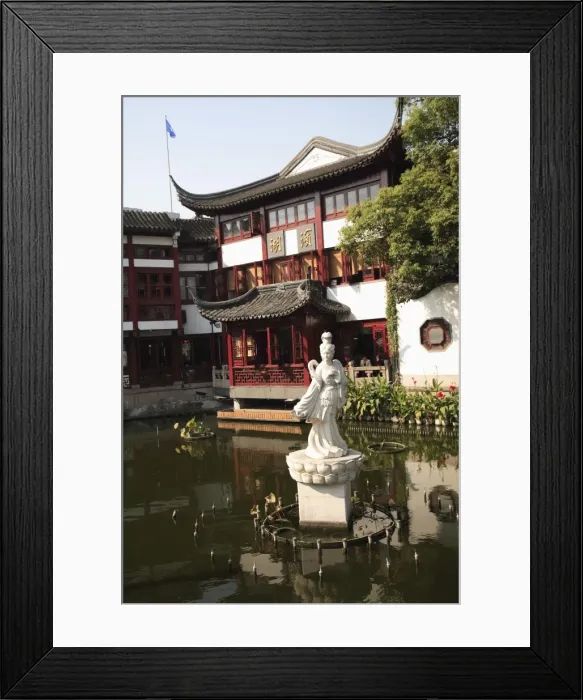 Framed Print : Yuyuan Gardens and bazaar, Shanghai, China, Asia