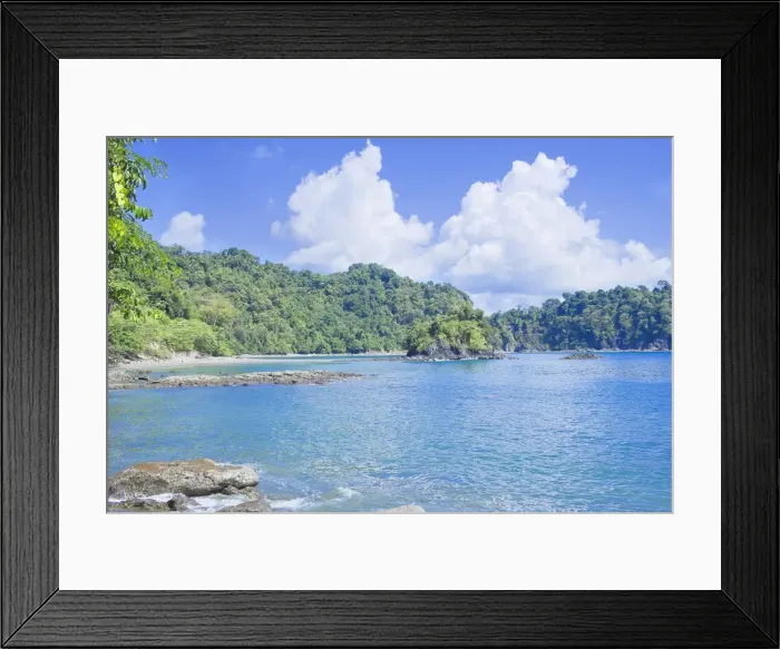 Framed Print : Puerto Escondido beach, Manuel Antonio National Park, Quepos, Costa Rica, Central America Framed Print : Puerto Escondido beach, Manuel Antonio National Park, Quepos, Costa Rica, Central America