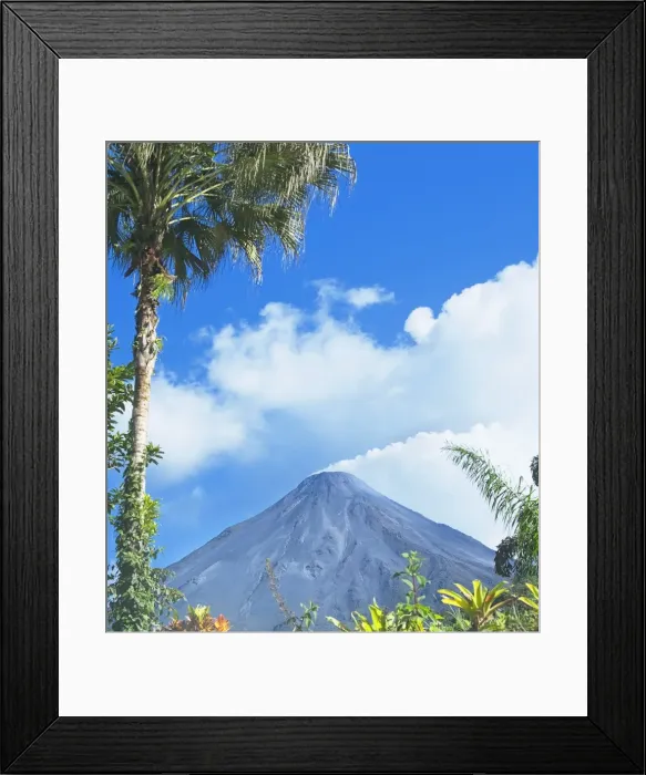 Framed Print : Arenal volcano, La Fortuna, Costa Rica, Central America Framed Print : Arenal volcano, La Fortuna, Costa Rica, Central America