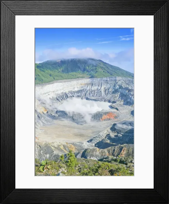 Framed Print : Poas Volcano, Poas Volcano National Park, Costa Rica, Central America Framed Print : Poas Volcano, Poas Volcano National Park, Costa Rica, Central America