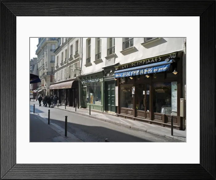 Framed Print : Rue Mouffetard, Latin Quarter, Paris, France, Europe Framed Print : Rue Mouffetard, Latin Quarter, Paris, France, Europe