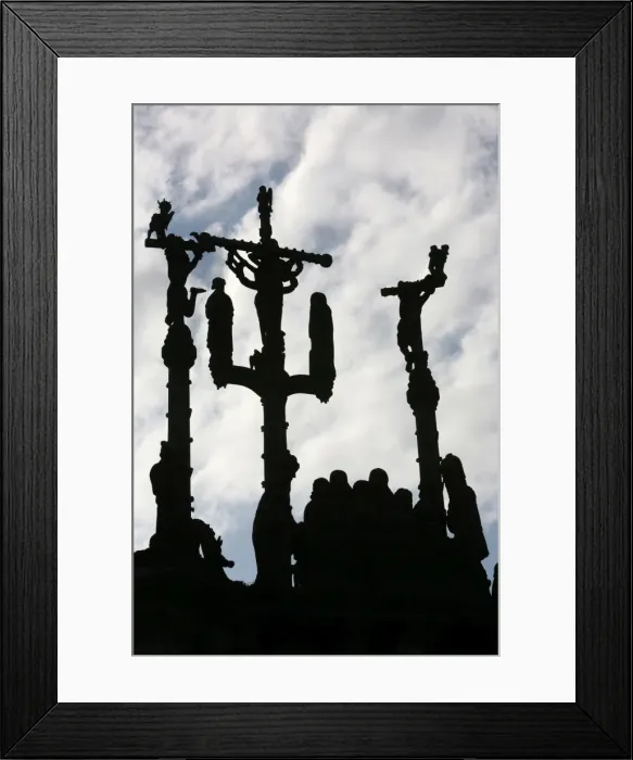 Framed Print : Pleyben calvary depicting the Crucifixion, Pleyben, Finistere, Brittany, France, Europe Framed Print : Pleyben calvary depicting the Crucifixion, Pleyben, Finistere, Brittany, France, Europe