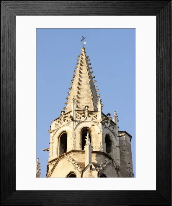 Framed Print : St. Peters church spire, Avignon, Vaucluse, France, Europe Framed Print : St. Peters church spire, Avignon, Vaucluse, France, Europe