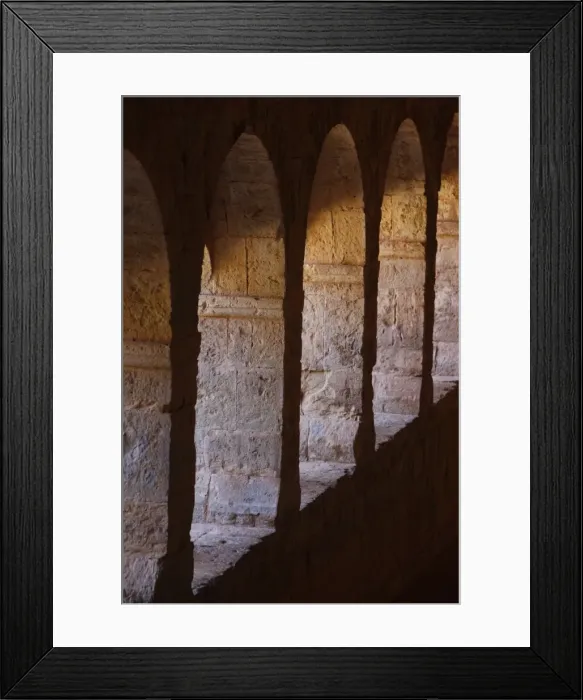 Framed Print : Thoronet Abbey cloister, Thoronet, Var, Provence, France, Europe Framed Print : Thoronet Abbey cloister, Thoronet, Var, Provence, France, Europe