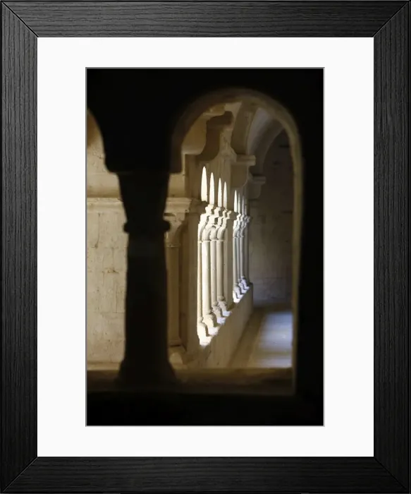 Framed Print : Ganagobie Monastery cloister, Ganagohie, Alpes de Haute Provence, France, Europe Framed Print : Ganagobie Monastery cloister, Ganagohie, Alpes de Haute Provence, France, Europe