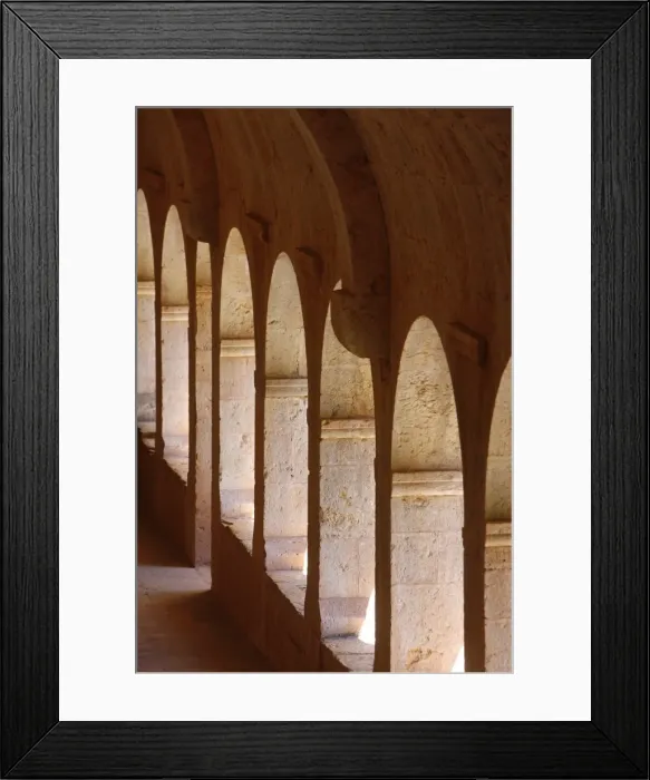 Framed Print : Thoronet Abbey cloister, Thoronet, Var, Provence, France, Europe Framed Print : Thoronet Abbey cloister, Thoronet, Var, Provence, France, Europe