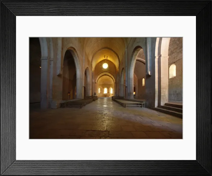 Framed Print : Nave, Thoronet abbey church, Thoronet, Var, Provence, France, Europe Framed Print : Nave, Thoronet abbey church, Thoronet, Var, Provence, France, Europe
