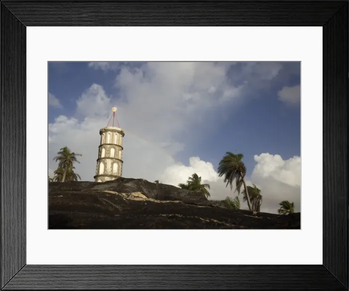 Framed Print : The Dreyfus tower in Kuru, French Guiana, South America Framed Print : The Dreyfus tower in Kuru, French Guiana, South America