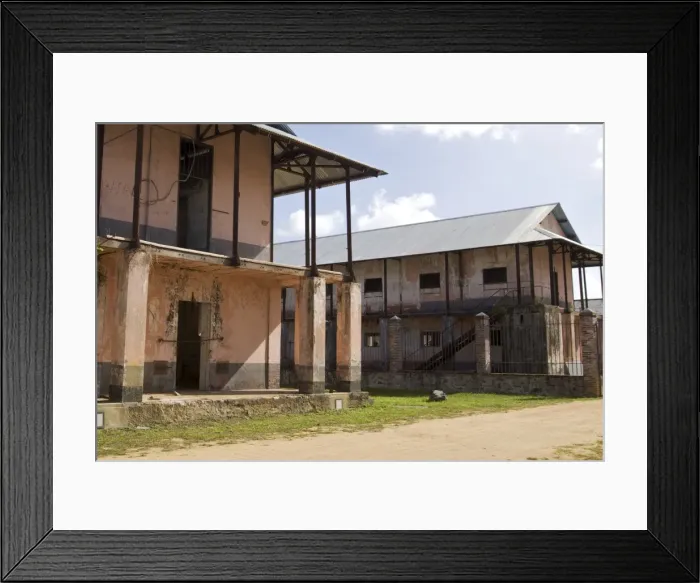 Framed Print : Cells of the penal colony in Saint-Laurent du Maroni, French Guiana, South America Framed Print : Cells of the penal colony in Saint-Laurent du Maroni, French Guiana, South America